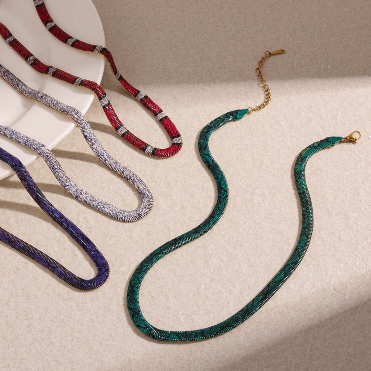 Snake Pendant Light Luxury Clavicle Chain Necklace