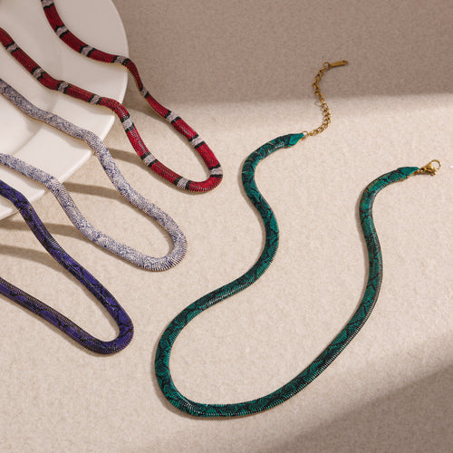 Snake Pendant Light Luxury Clavicle Chain Necklace